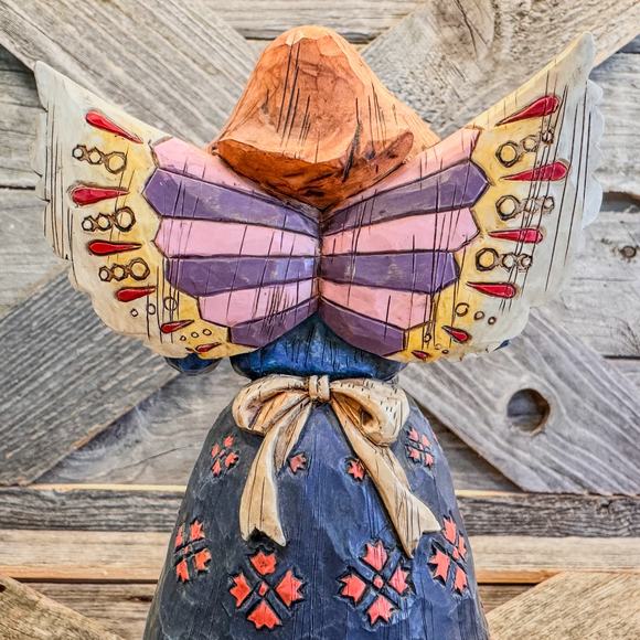 2002 Jim Shore Heartwood Creek, Angel of Hospitality, #108919, 7.5”H - Picture 7 of 9